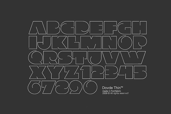 Example font Dovde #4