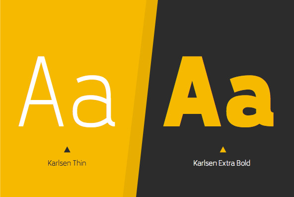 Example font Karlsen #3