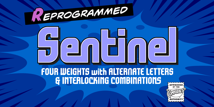 Example font Sentinel Pro #4