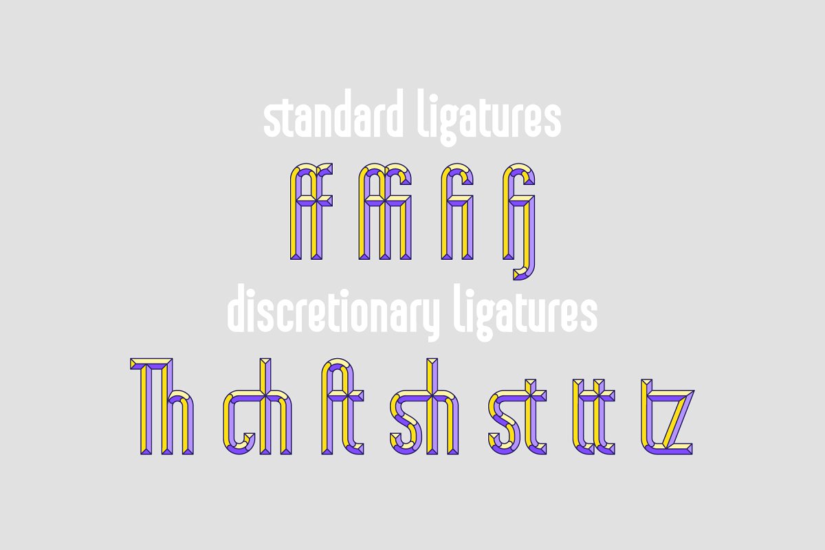 Example font Sansterdam Color R #2