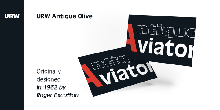 Example font Antique Olive #4