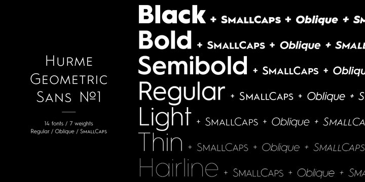 Example font Hurme Geometric Sans No.1 #3