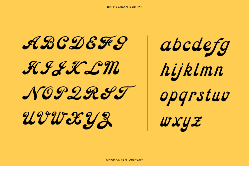Example font Pelican #2
