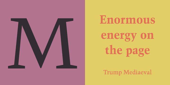 Example font Trump Mediaeval #2