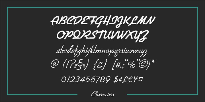 Example font Gillies Gothic #2