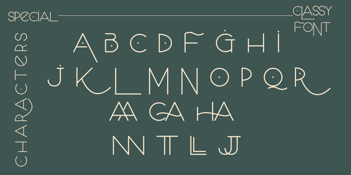Example font Merlina #2