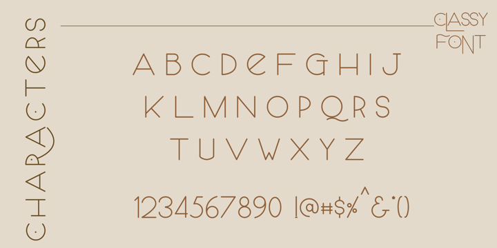 Example font Merlina #4
