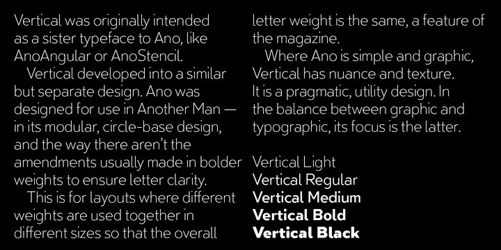 Example font Vertikal #2