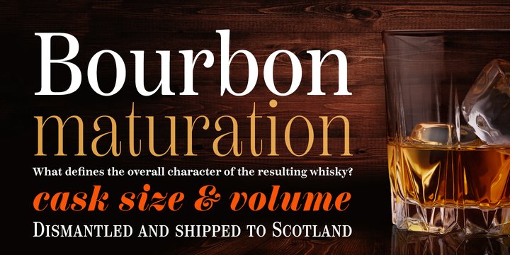 Example font Scotch Display Condensed #2