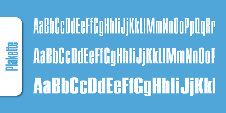 Example font Plakette Serial #4