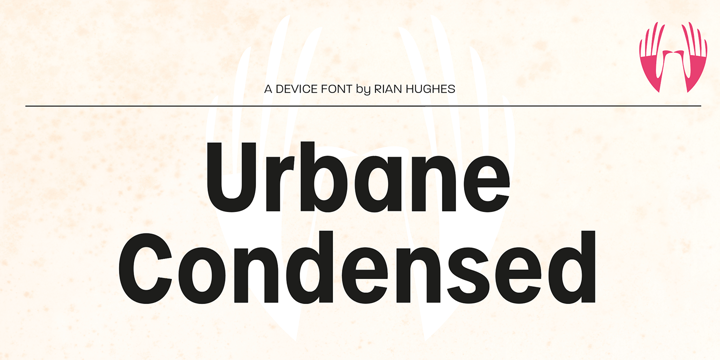Example font Urbane Condensed #2