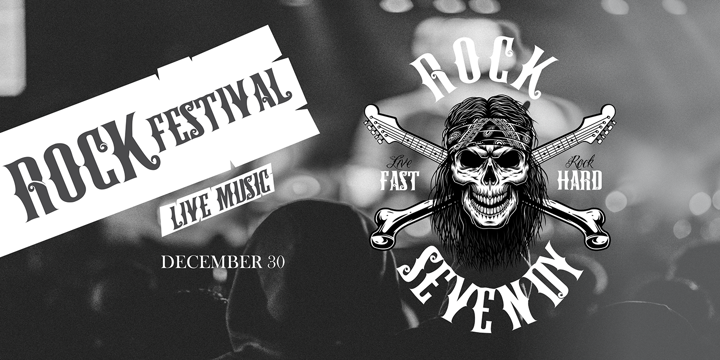 Example font Black Brody #3