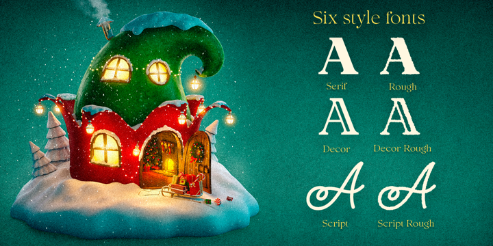 Example font Legend Of Christmas #2