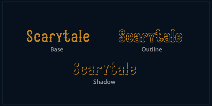 Example font Scarytale #3