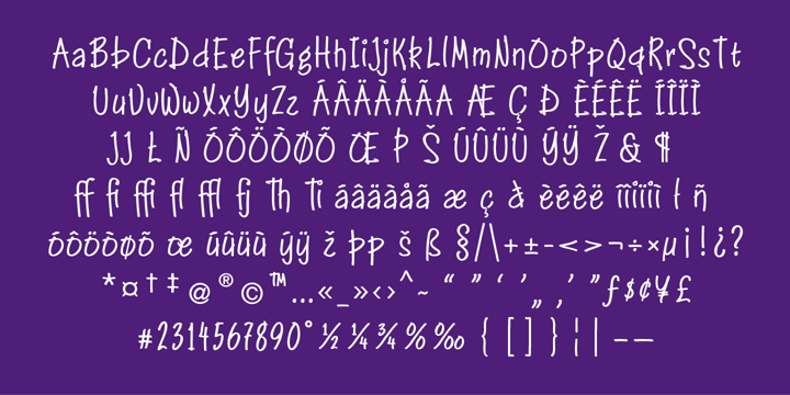 Example font Thingle #3