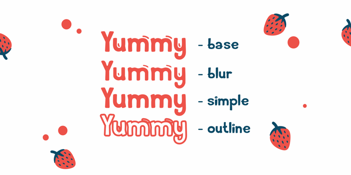 Example font Yummy Delivery #3
