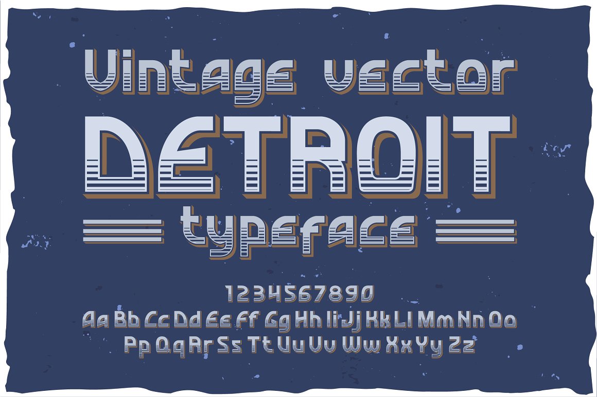 Example font Detroit #2