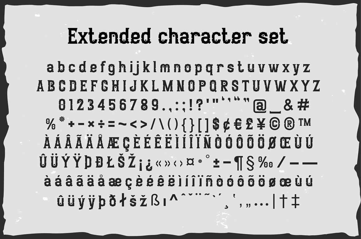 Example font SteamPunk #4