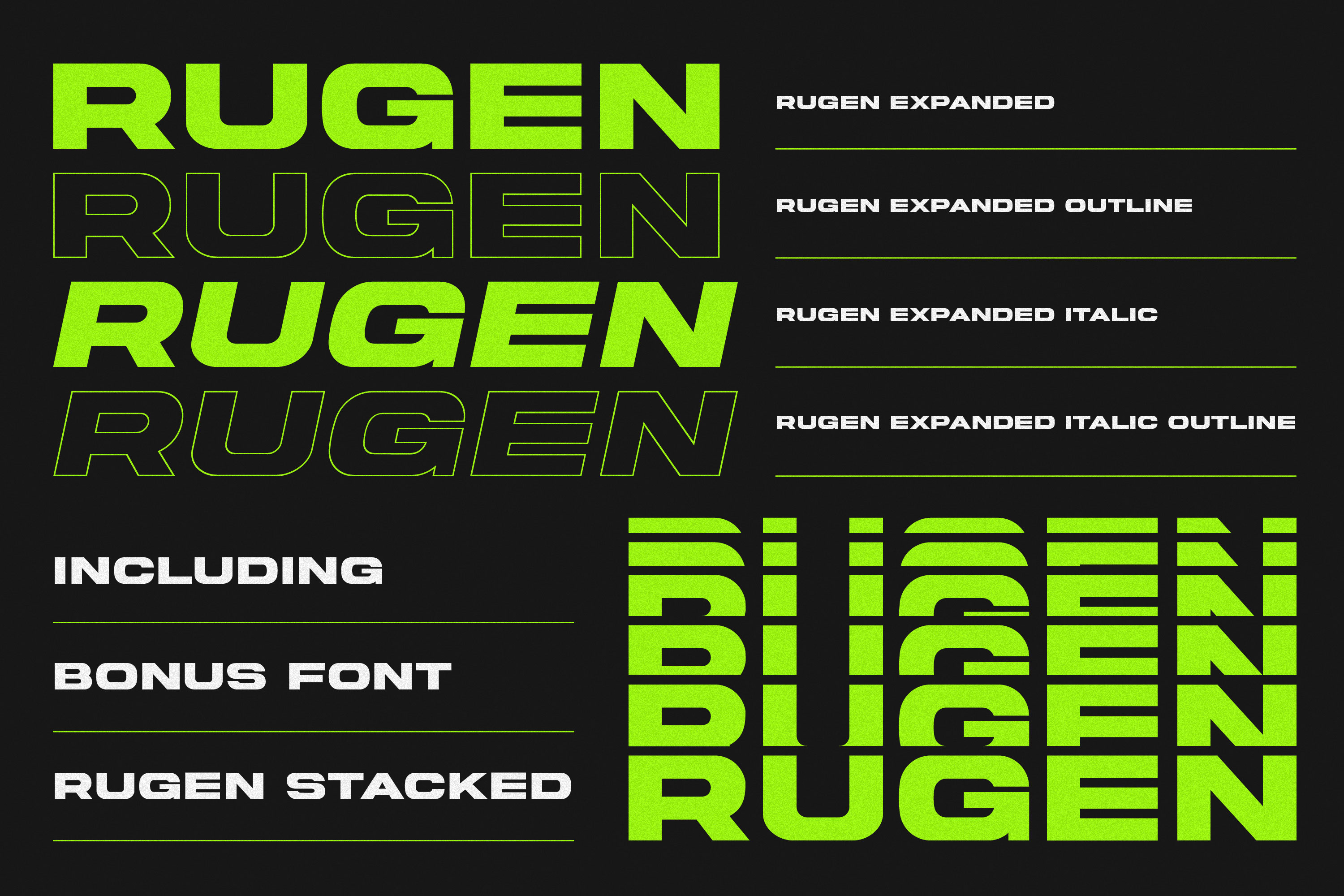 Example font Rugen #2