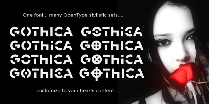 Example font Gothicha #2