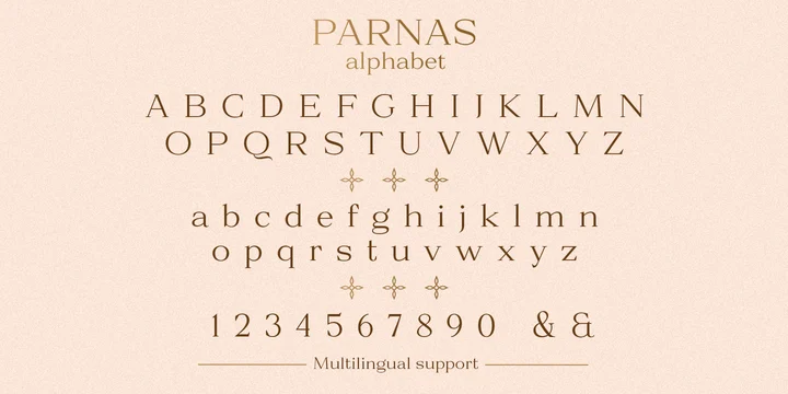 Example font Parnas #3