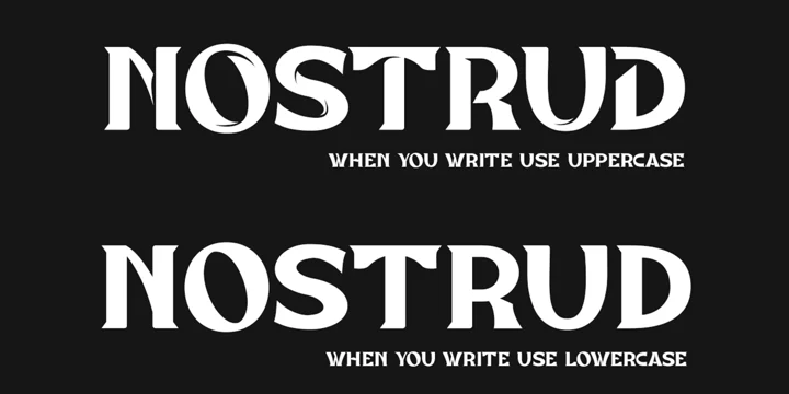 Example font Nostrud #4