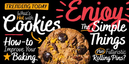 Example font Bakerie Smooth #3