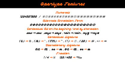 Example font Dulblak Script #2