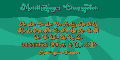 Example font Monthstage #4