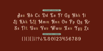 Example font Andielly #4