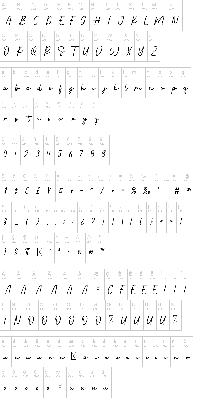 Example font Kalista #2