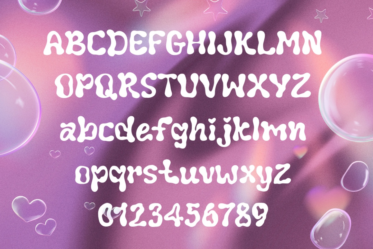 Example font Pink Liquid #3