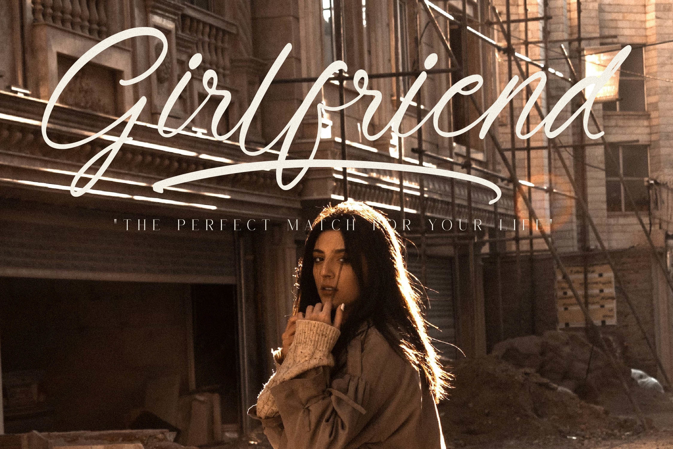 Example font Brittney Morgareta #2