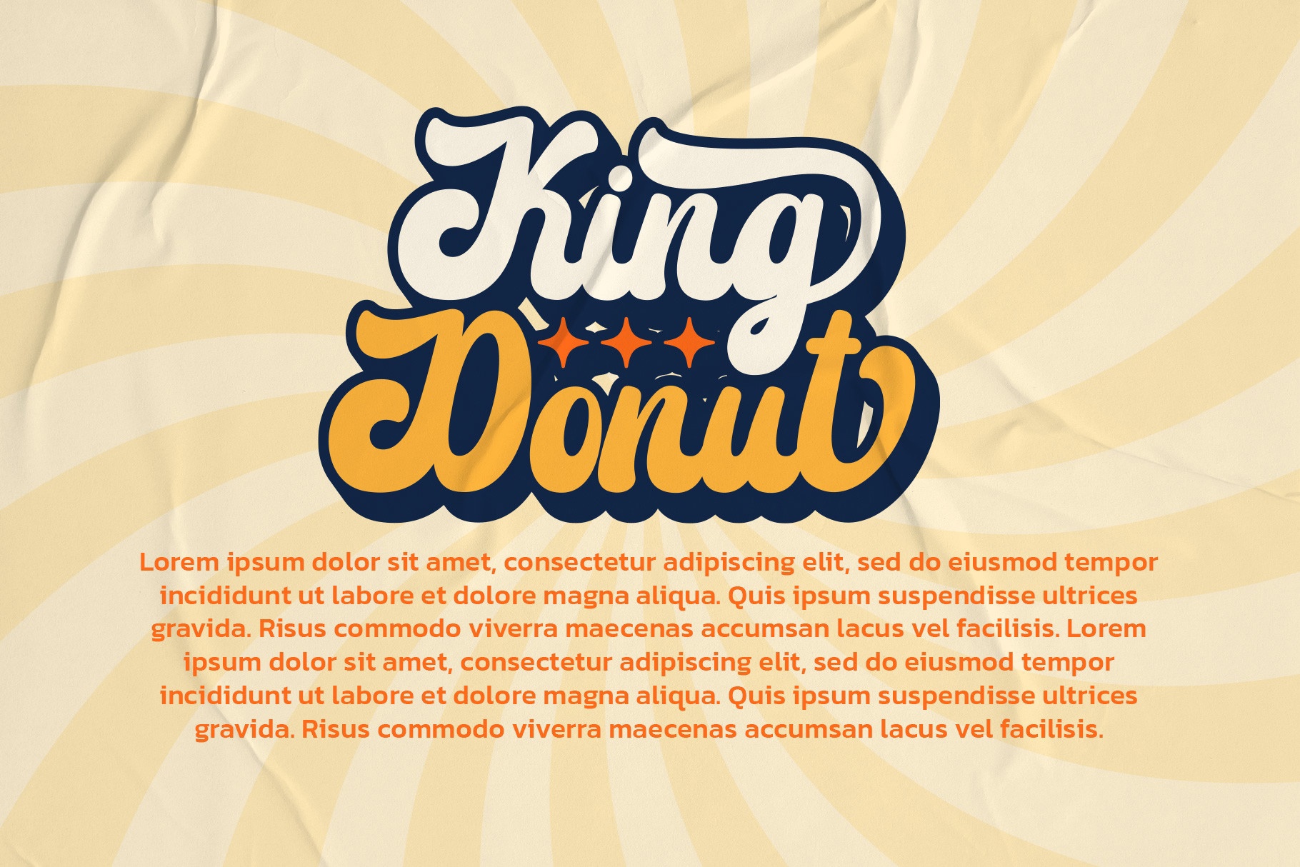 Example font Retro Bold #3