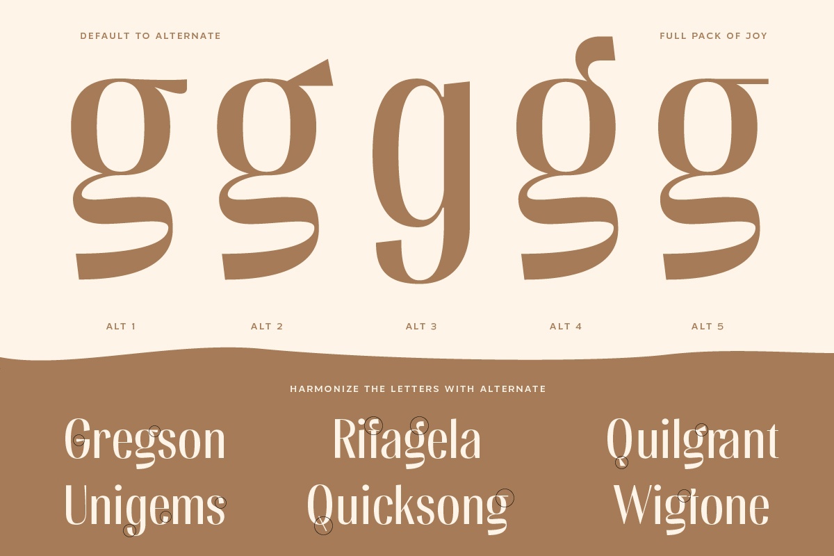 Example font Regima #4