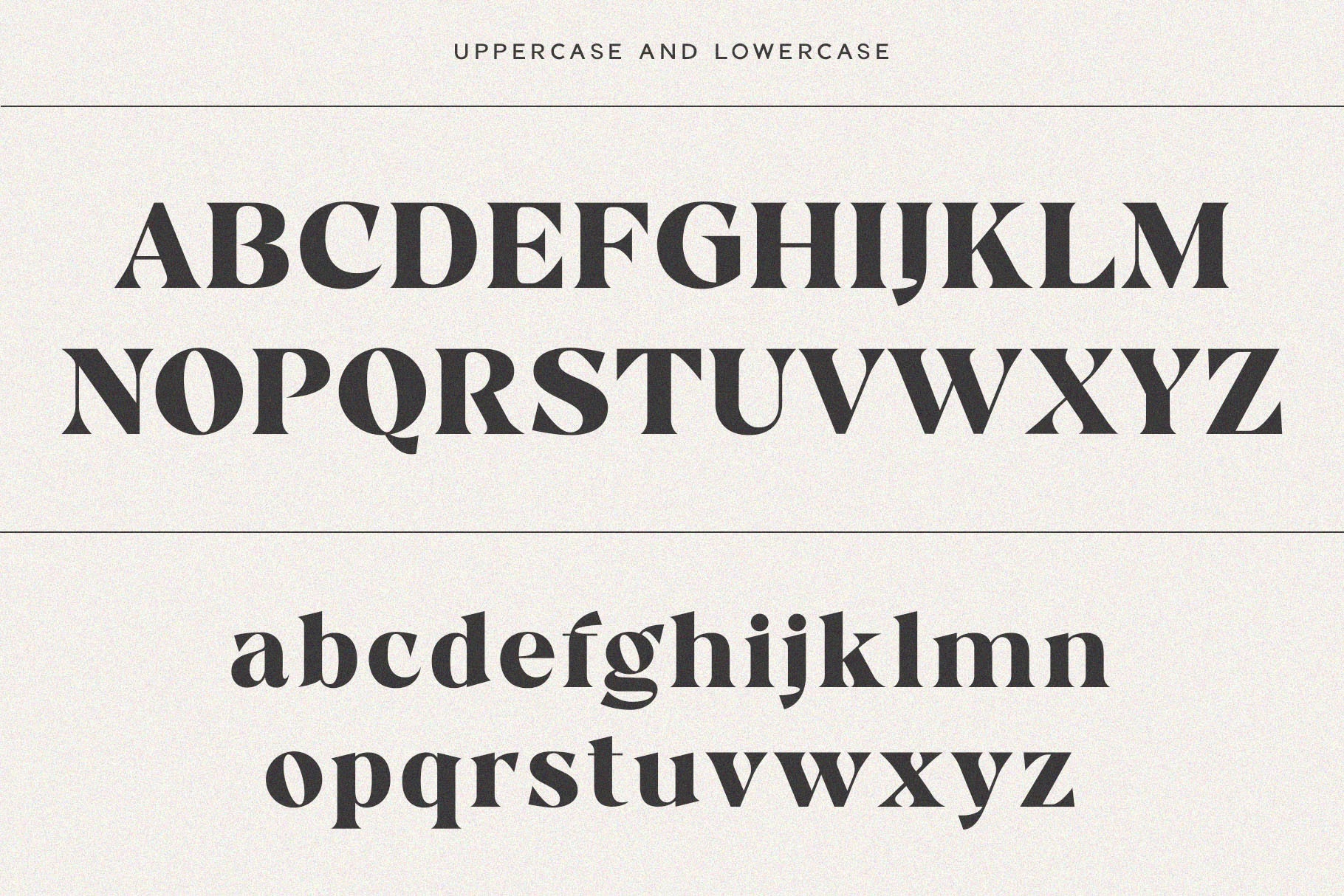 Example font Bergavick #5