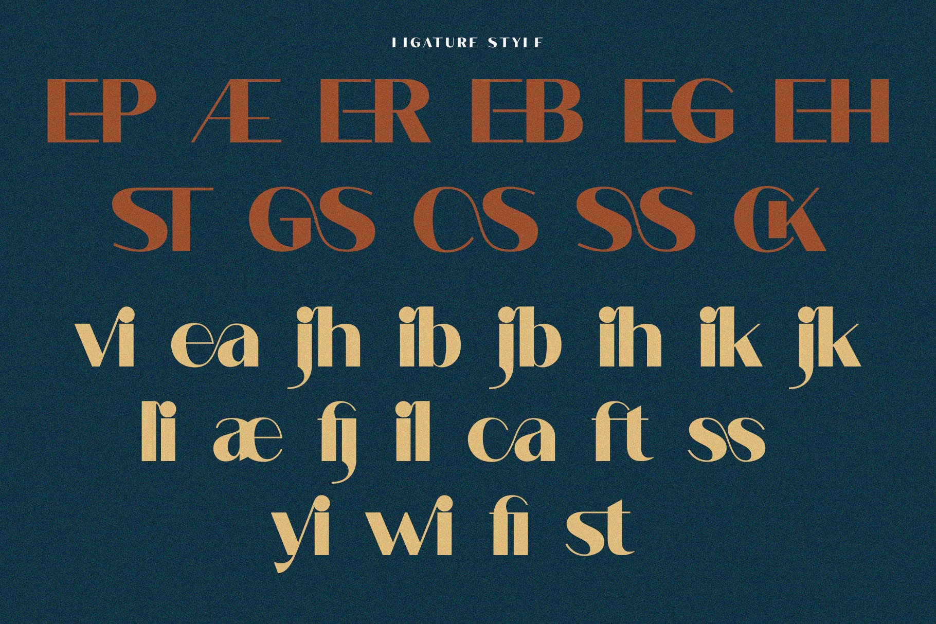 Example font Fhunca Vinjhae #5