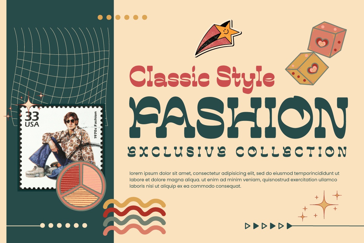 Example font Bungire Retro #4