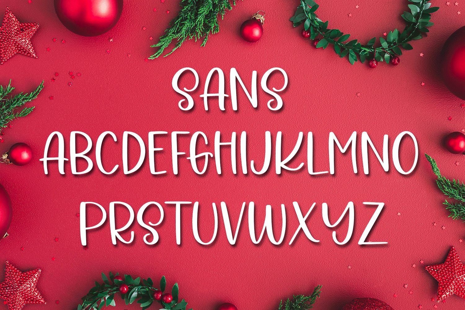 Example font A Holiday Story #3