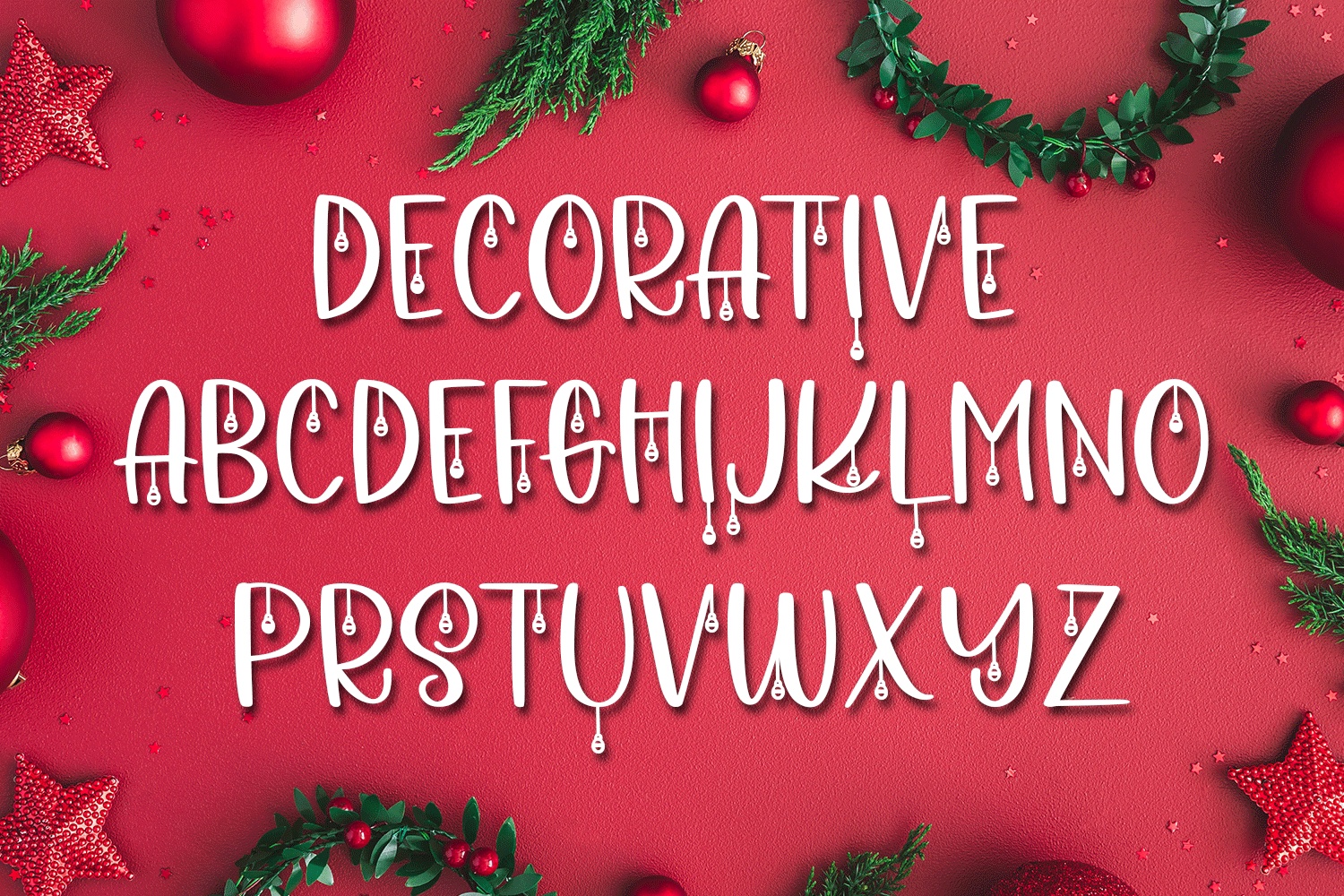 Example font A Holiday Story #5