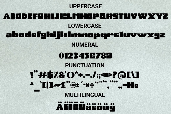 Example font Mexolie #2