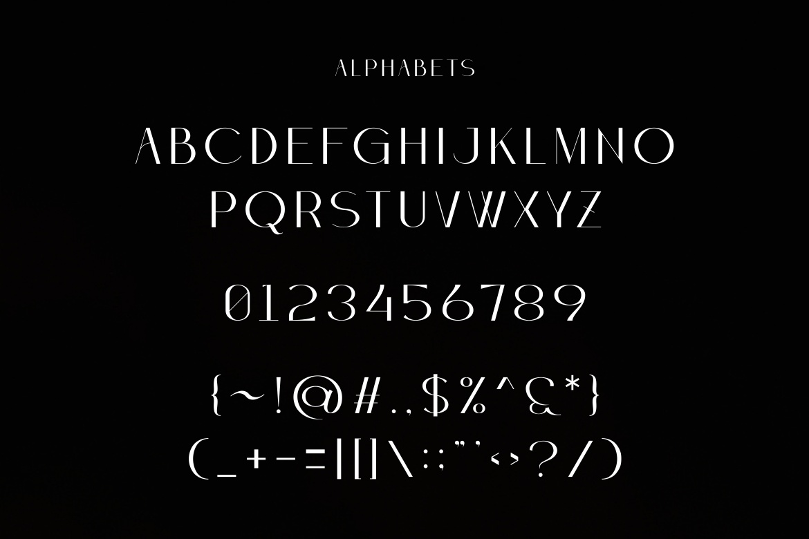 Example font Chatone #5