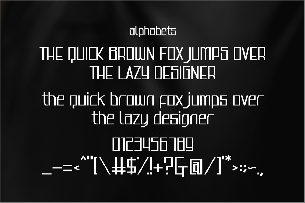 Example font Spoiler Technology #4