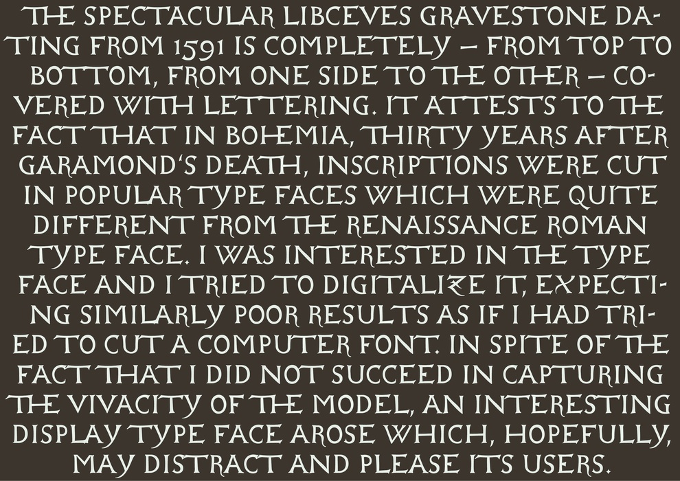 Example font Libcziowes #2