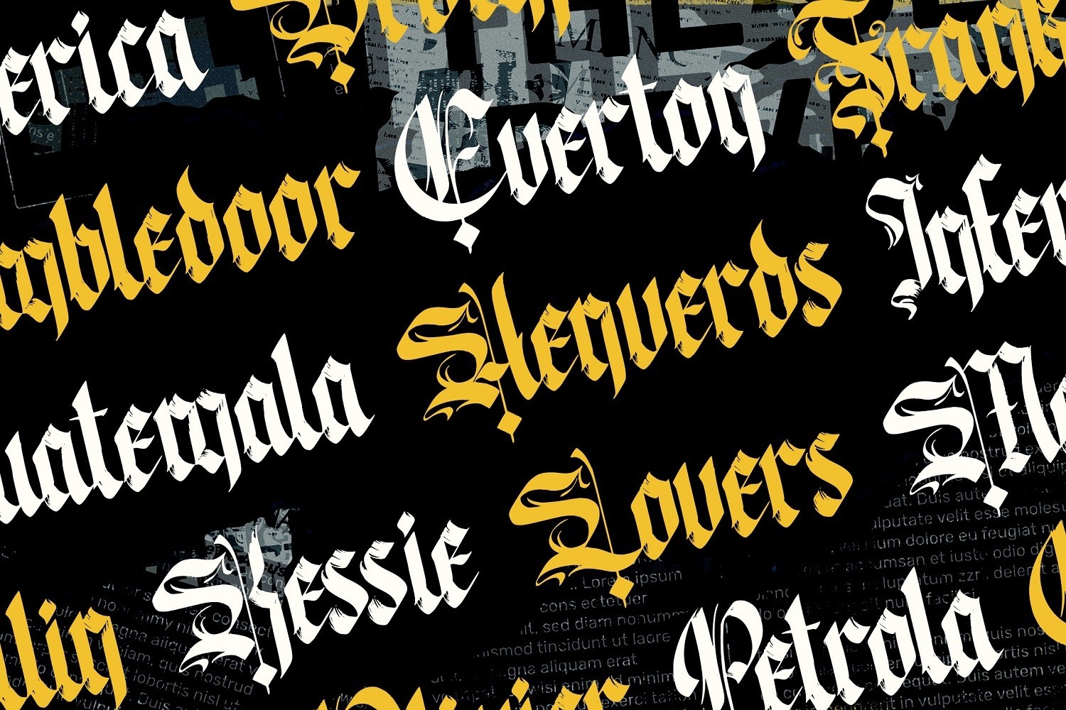 Example font Kingston Williams #4