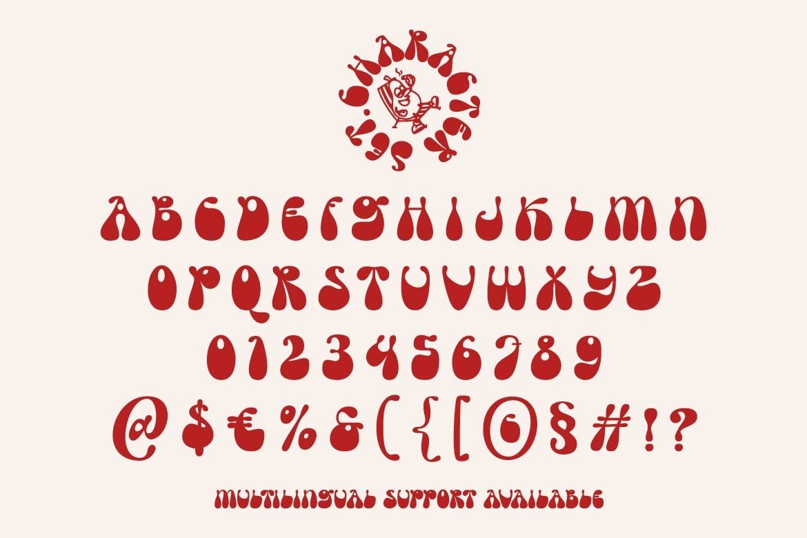 Example font Teenage Gonabe #2