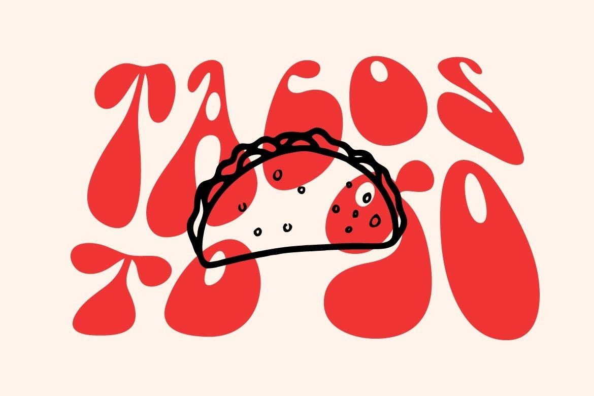 Example font Teenage Gonabe #4