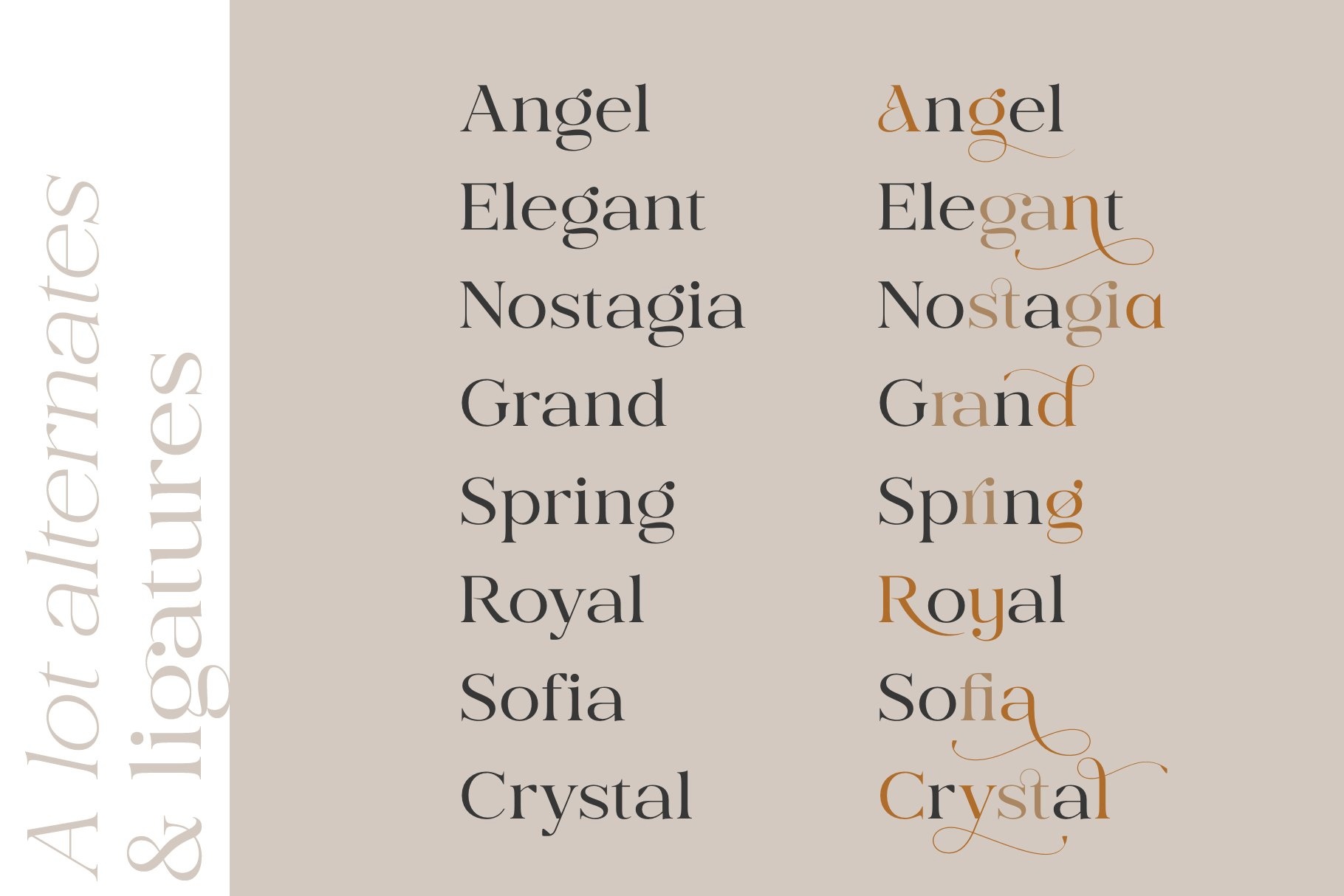Example font Valdo #2