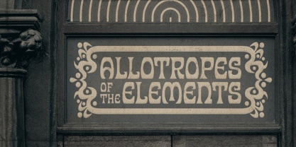 Example font Allotropic #4