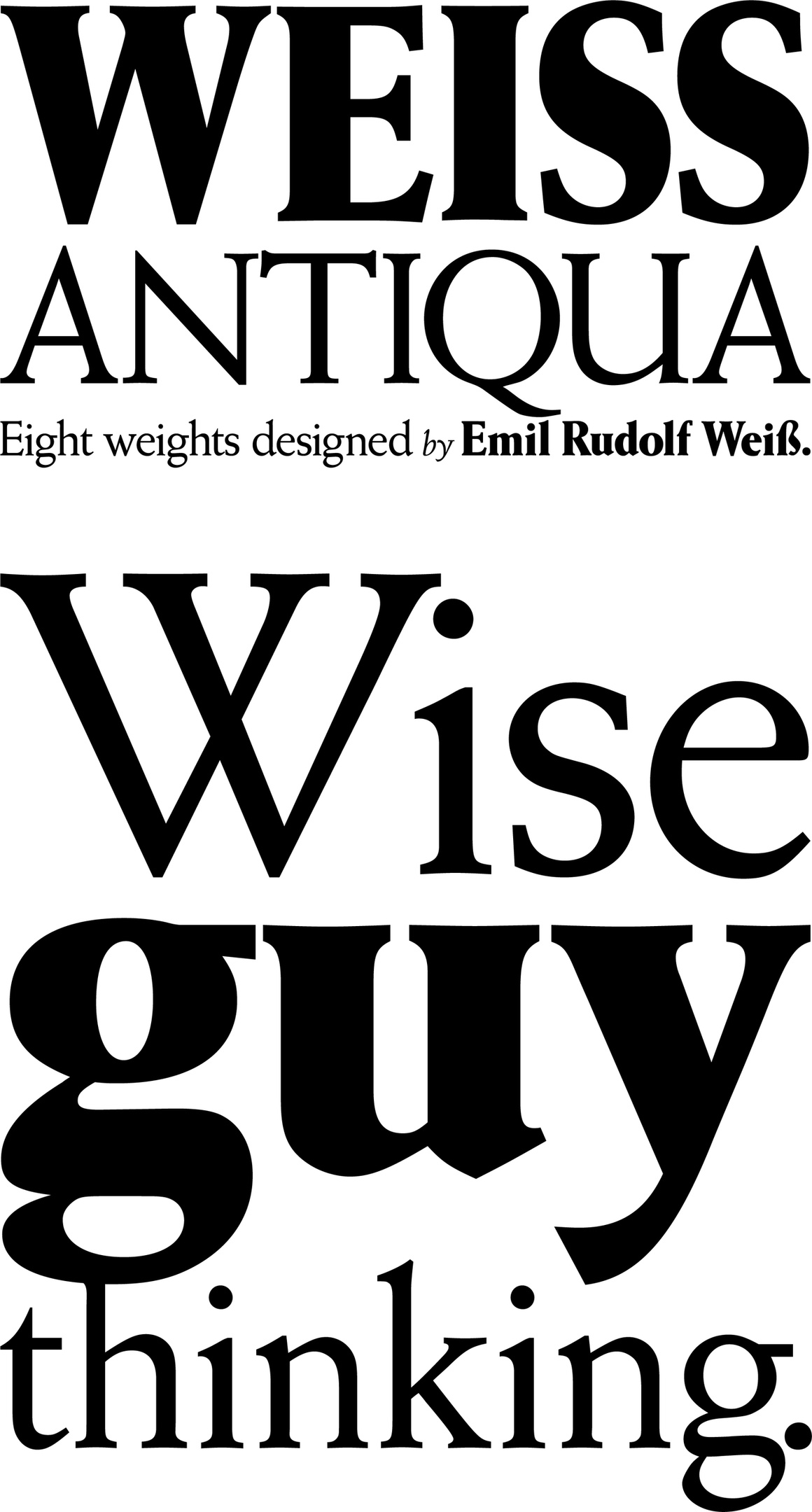 Example font Weiss Antiqua #2